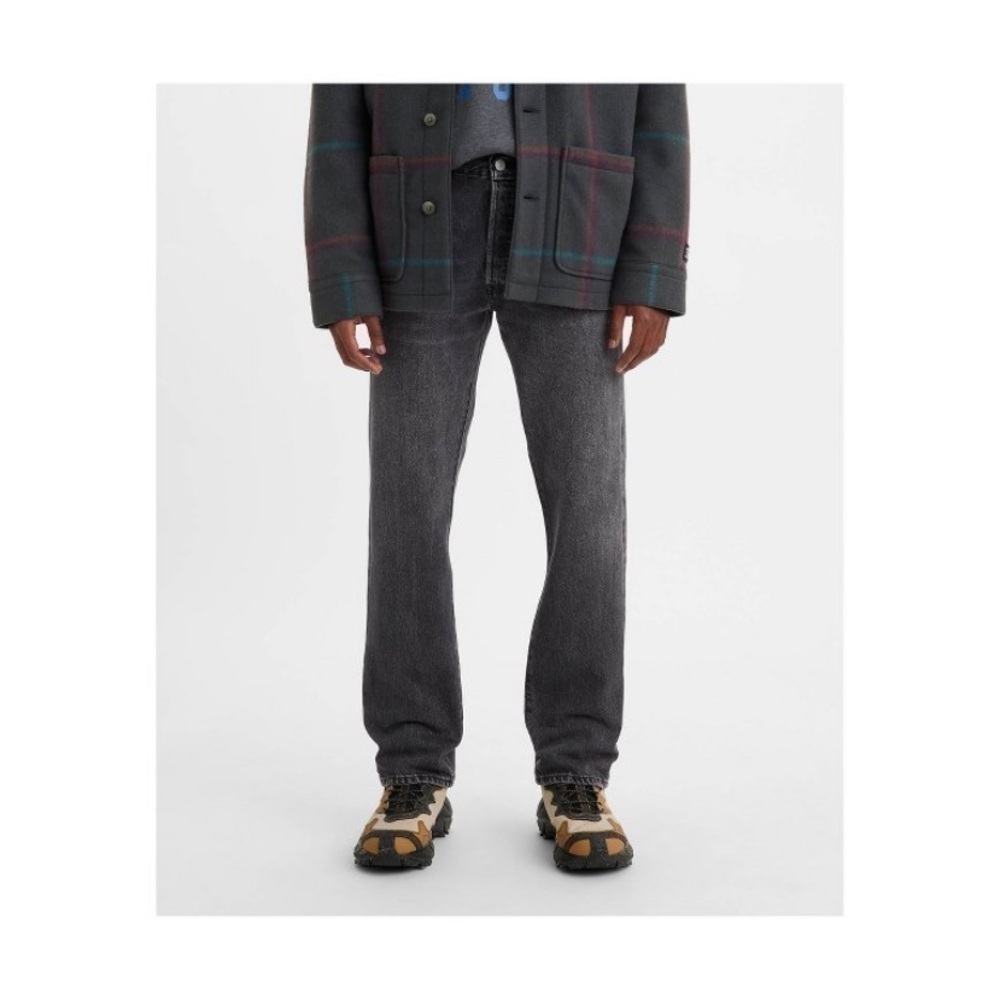 Levi's Men's Straight Jeans in Washed Black 34x32